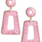 JORDAN - RAFFIA - STRAW EARRINGS