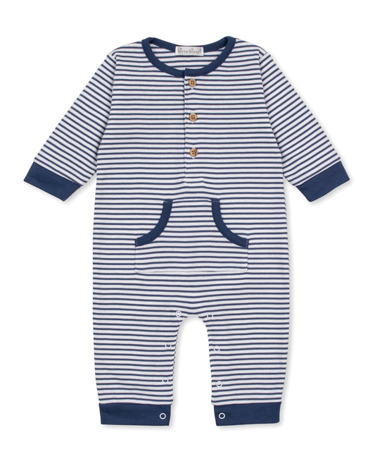 BLUE STRIPE PLAYSUIT