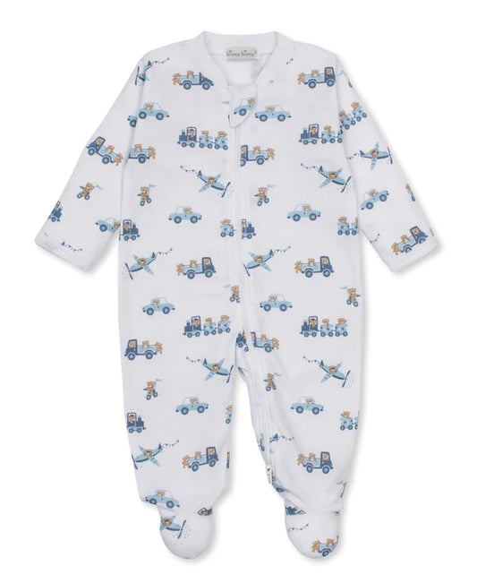 BEARS ON THE GO FOOTIE W/ZIP