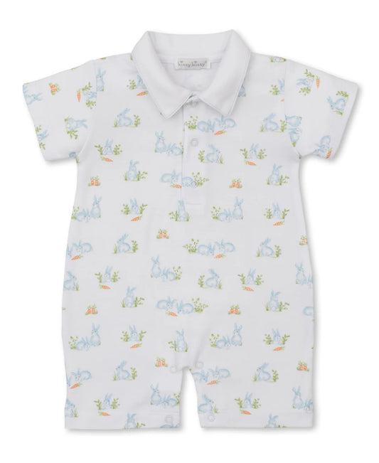 SHORT PLAYSUIT - BABY BUNNY PATCH