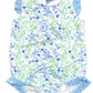 AUDREY ONE PIECE SWIM - BLUE GREEN FLORAL