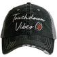TOUCHDOWN VIBES TRUCKER HAT - GRAY