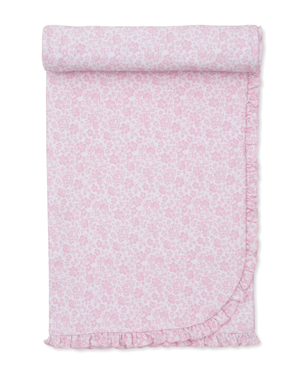 COUNTRY GARDESN PINK BLANKET