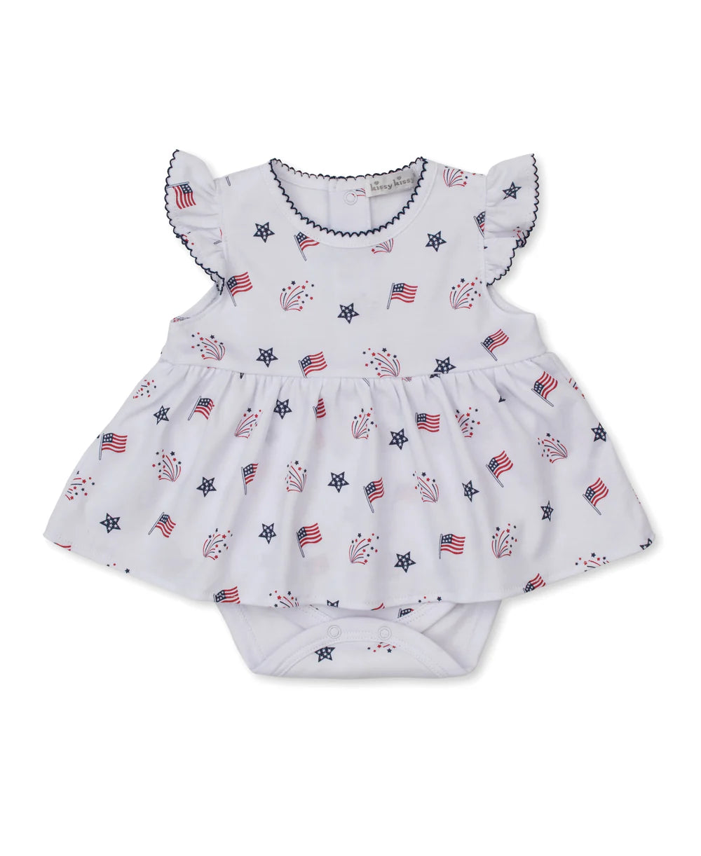 STAR-SPANGLED FREEDOM BODYSUIT DRESS