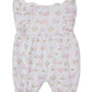 RUFFLE PLAYSUIT - BABY BUNNY PATCH PINK