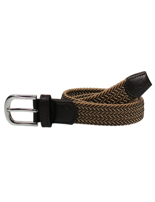 BOYS COUNTRY CLUB STRETCH BELT - SADDLE