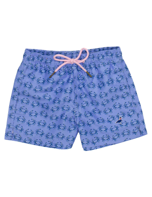 LD BOYS SWIM TRUNK - BLUE CRAB