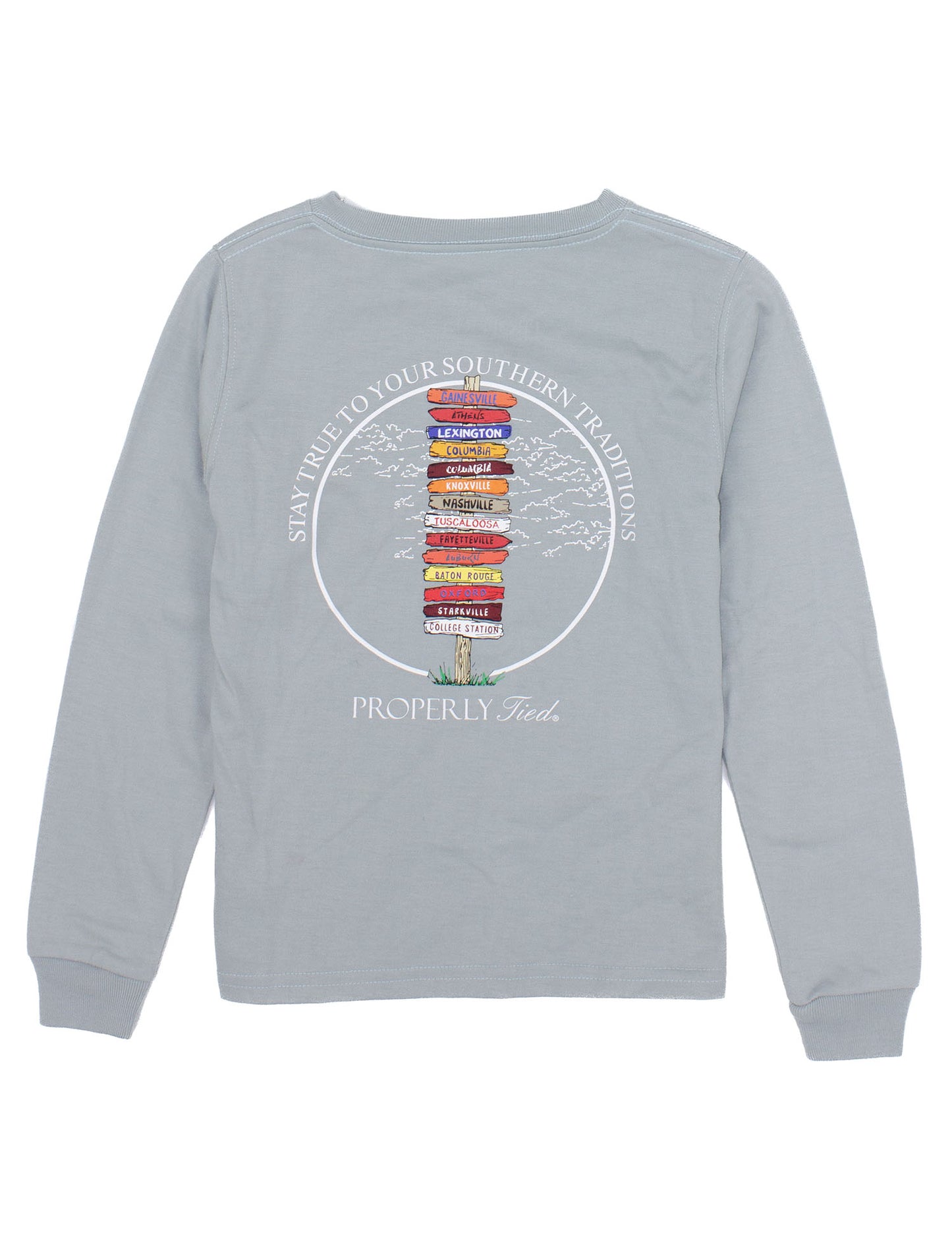 LD BOYS STAY TRUE LS - GREY