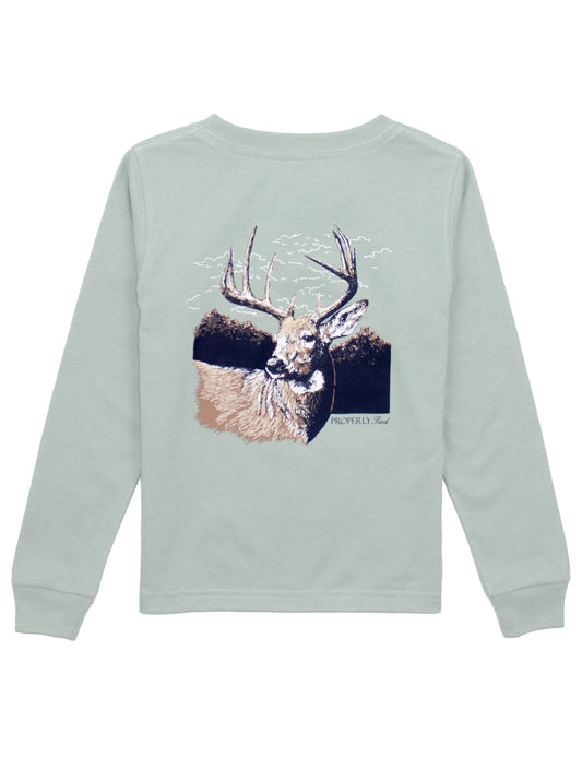 BOYS BUCK LS - SAGE