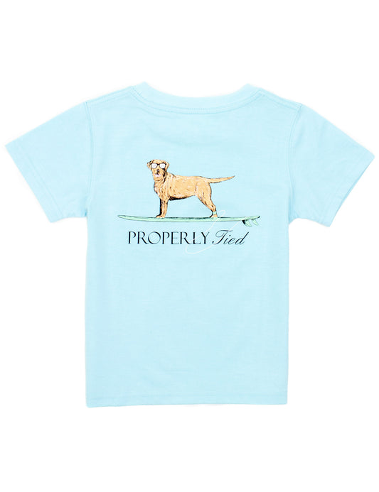 BOYS WAVERIDER SS - POWDER BLUE