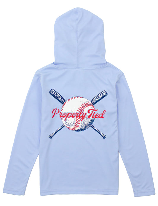 BOYS SHADE PERFORMANCE HOODIE - PLAY BALL