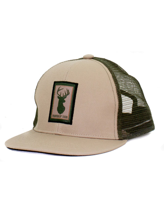 BOYS TRUCKER HAT - DEER MOUNT