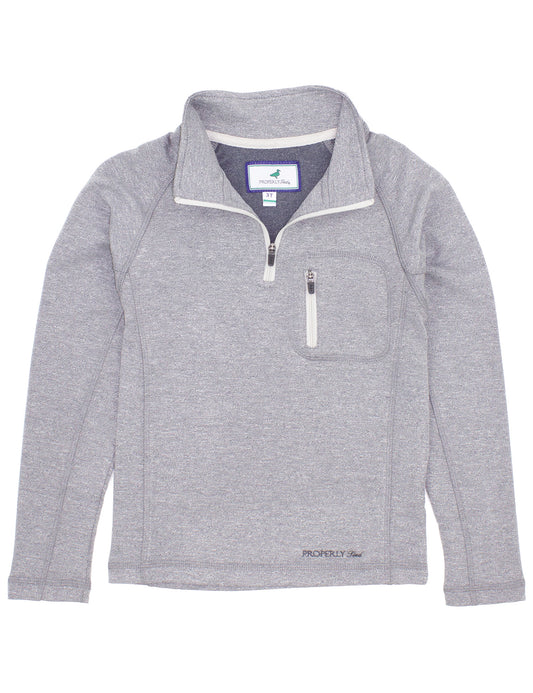 LD BOYS BAY PULLOVER - GRAVEL