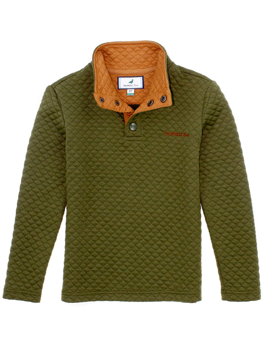 BOYS CLUB PULLOVER - OLIVE
