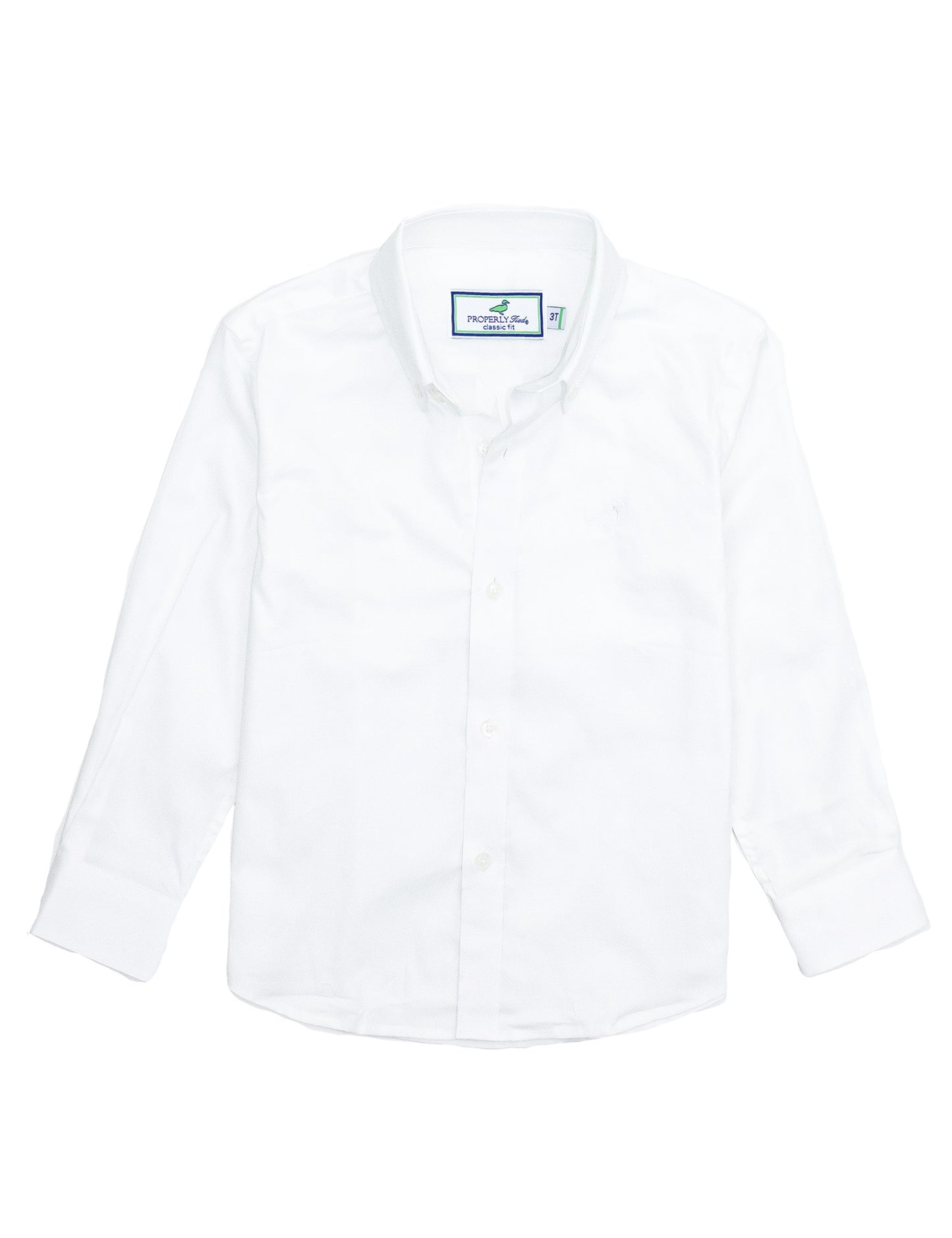 LD BOYS PARK AVENUE DRESS SHIRT - WHITE