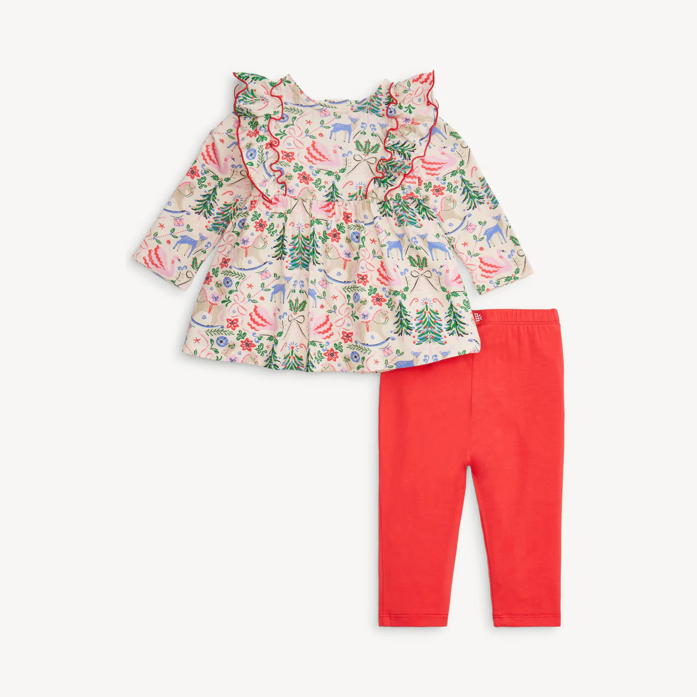 SUGAR PLUM DREAMS MODAL DRESS W/LEGGINGS SET