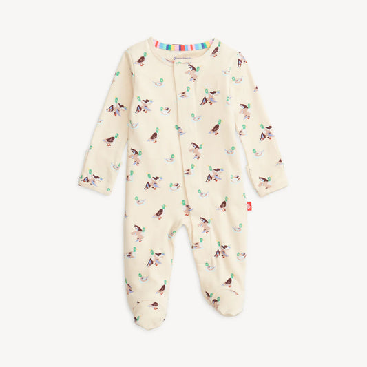 QUACK ME UP ORGANIC COTTON FOOTIE - QUACK UP