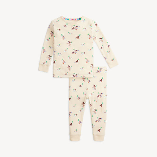 QUACK ME UP ORGANIC COTTON LS PJS