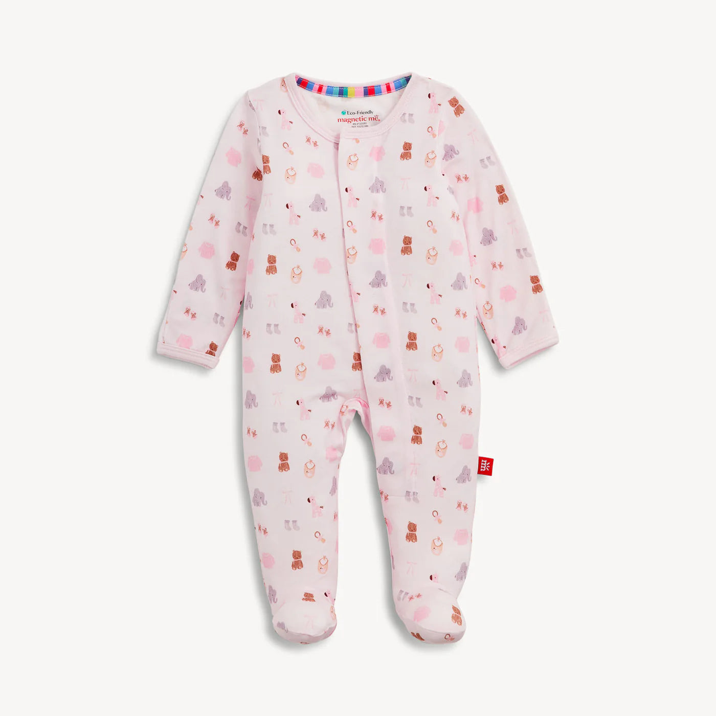 NURSERY NOSTALGIA PINK MAGNETIC FOOTIE