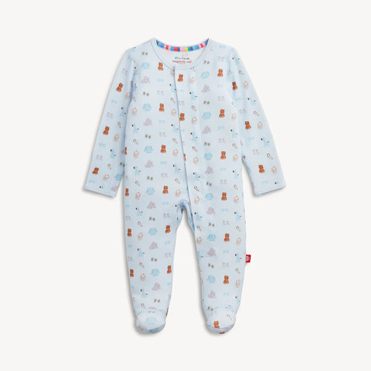 NURSERY NOSTALGIA BLUE MAGNETIC FOOTIE