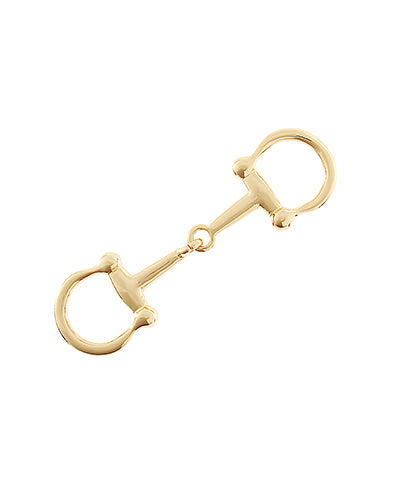 HORSEBIT SCARF RING - GOLD