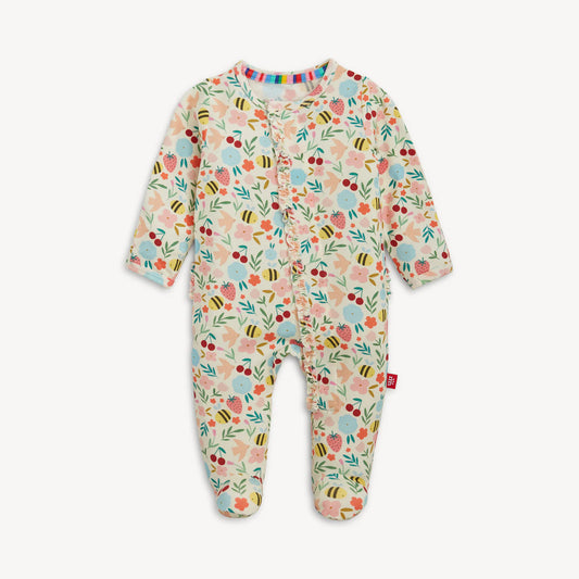HONEY BLOSSOM MAGNETIC RUFFLE FOOTIE