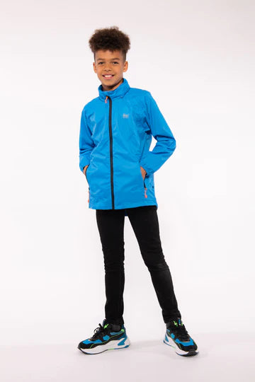 MINI PACKABLE WATERPROOF JACKET - OCEAN BLUE