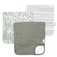 BURP CLOTH SET - 3PK MORE OPTIONS AVAIL.