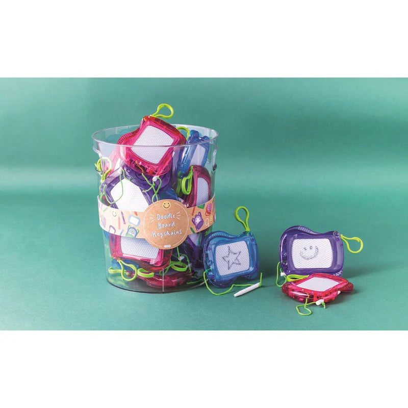 DOODLE BOARD KEYCHAINS - ASSORTED COLORS