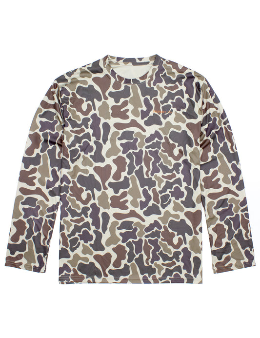 BOYS SPORTSMAN PERFORMANCE LS - VINTAGE CAMO