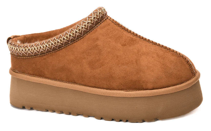 PILLOW TALK - TOBACCO FAUX SUEDE