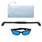 KIDS POLARIZED GLASSES - BLACK/BLUE