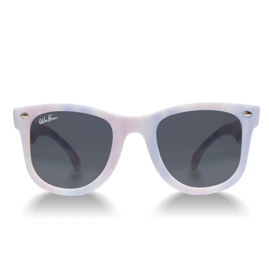 KIDS POLARIZED GLASSES - TIE DYE PINK/PURPLE