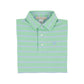 PRIM & PROPER POLO - GRACE BAY GREEN/BEALE ST BLUE STRIPE