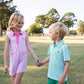 SLEEVELESS PRO PERFORMANCE POLO DRESS - FUCHSIA PINK STRIPE