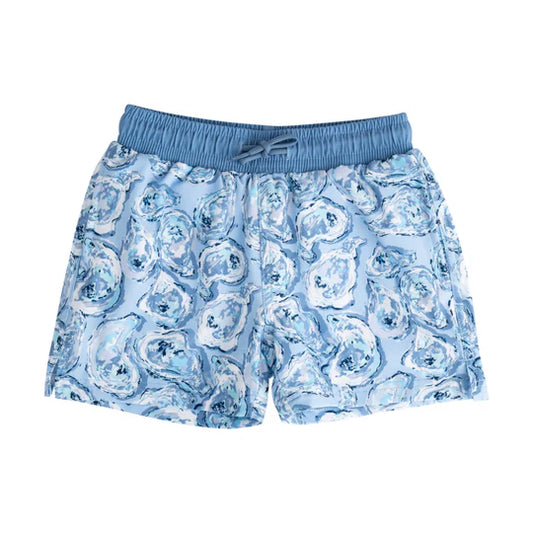 BOYS BOOGIE BOARD SWIM TRUNKS - OYSTER SHELL
