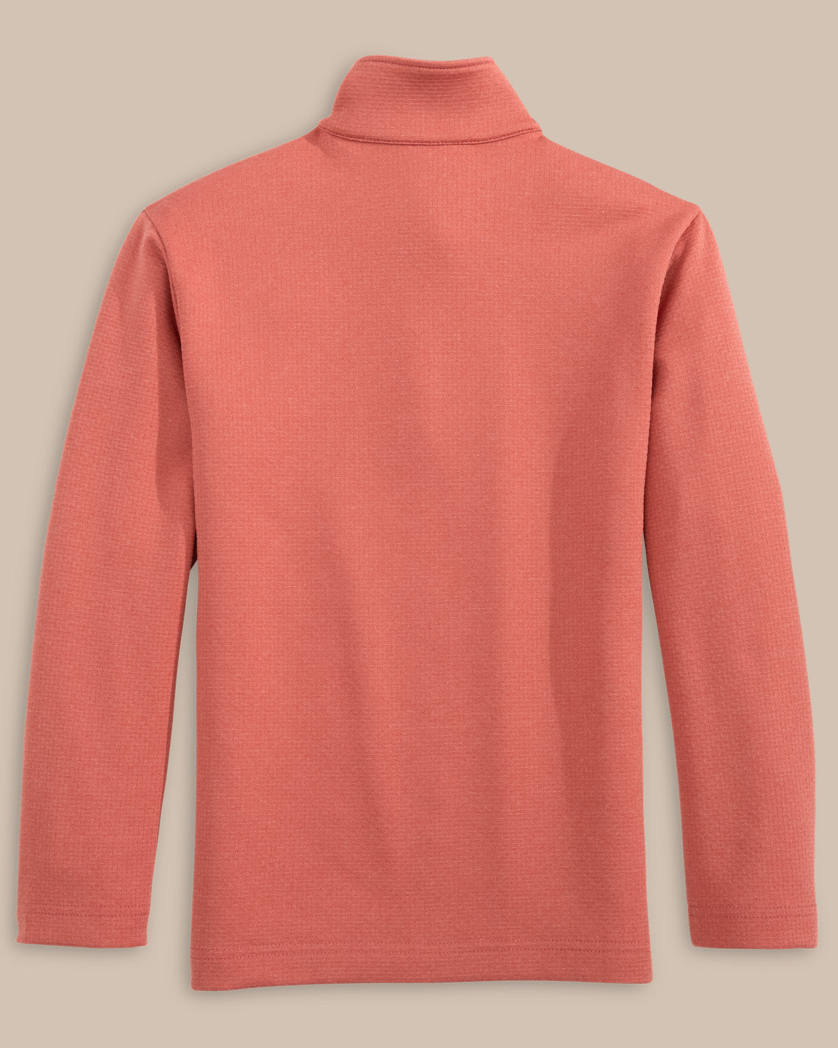 LS SCHOONER QUATER ZIP - MINERAL RED