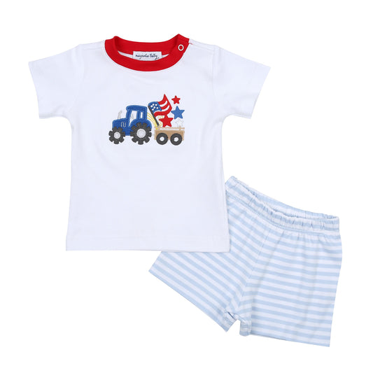 BING, BAM, BOOM APPLIQUE SHORT SET
