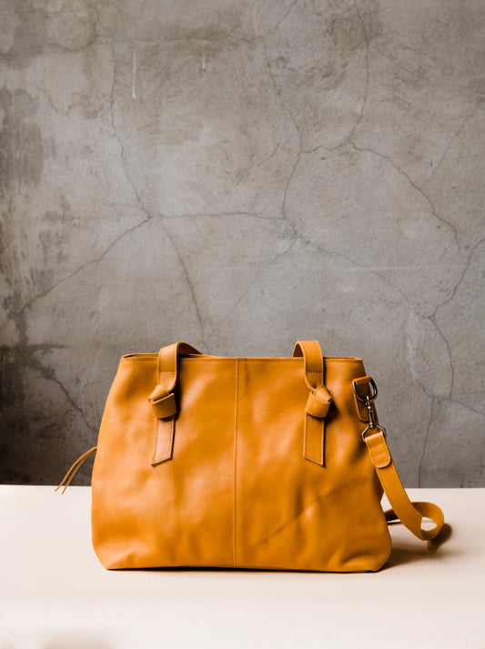 RACHEL UTILITY CROSSBODY - COGNAC