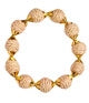 KIKI - RAFFIA BALL BRACELET