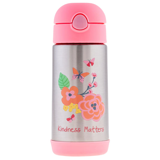 DOUBLE WALL STAINLESS STEEL BOTTLE - FLORAL