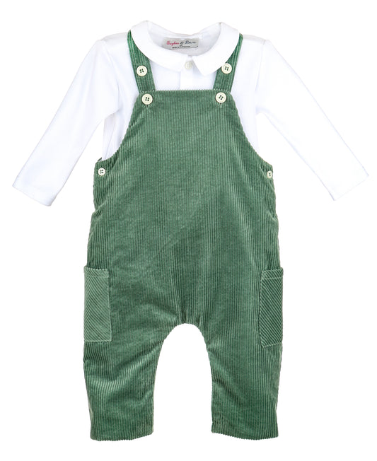 BAYLEAF CORD OVERALL SET