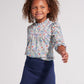 QUILTED MINI SKIRT - NAVY