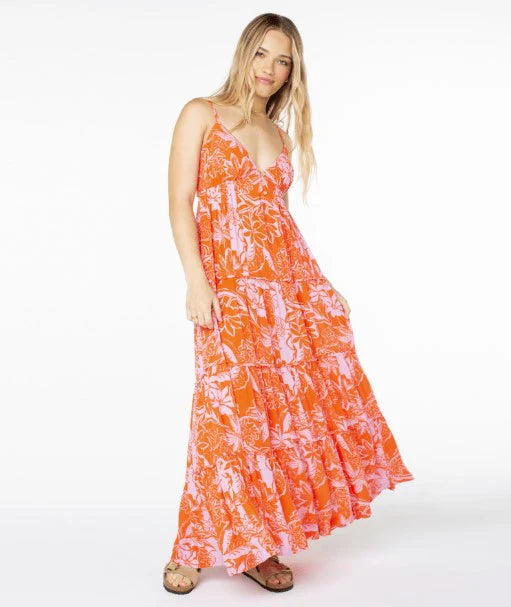 ROXY WARM RAYS MAXI DRESS - TROPICAL