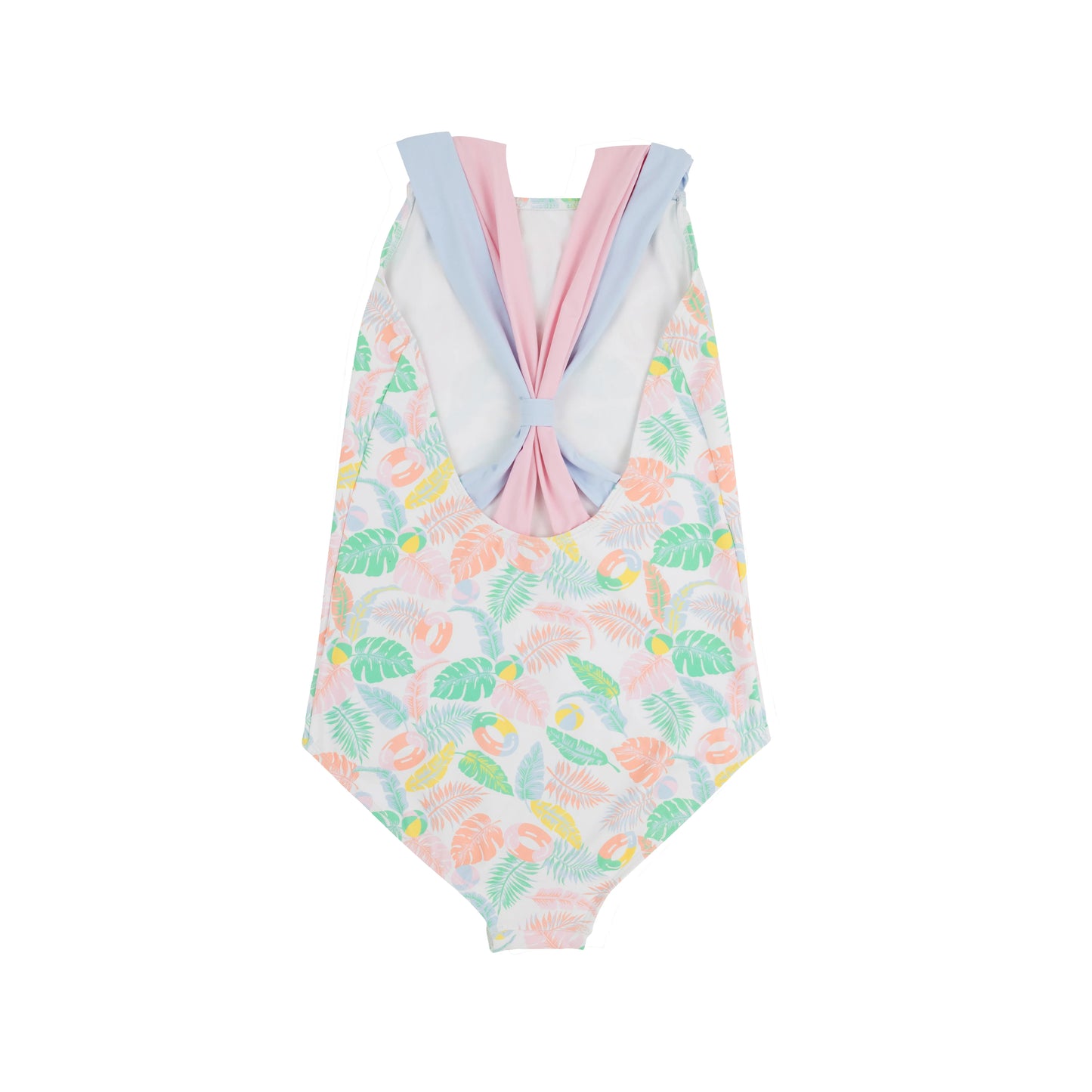 SEABROOK BATHING SUIT - HAPPY IN HARBOUR ISLAND/PALM BEACH PINK