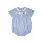 NOAH RIBBON BUBLE - BLUE MINIGINGHAM