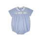 NOAH RIBBON BUBLE - BLUE MINIGINGHAM