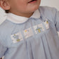 NOAH RIBBON BUBLE - BLUE MINIGINGHAM
