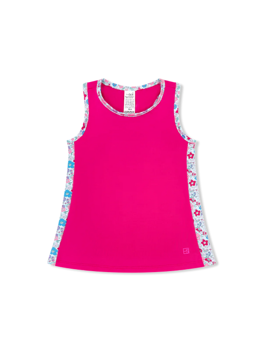 ATHLESIURE TANK - POWER PINK/FLORAL