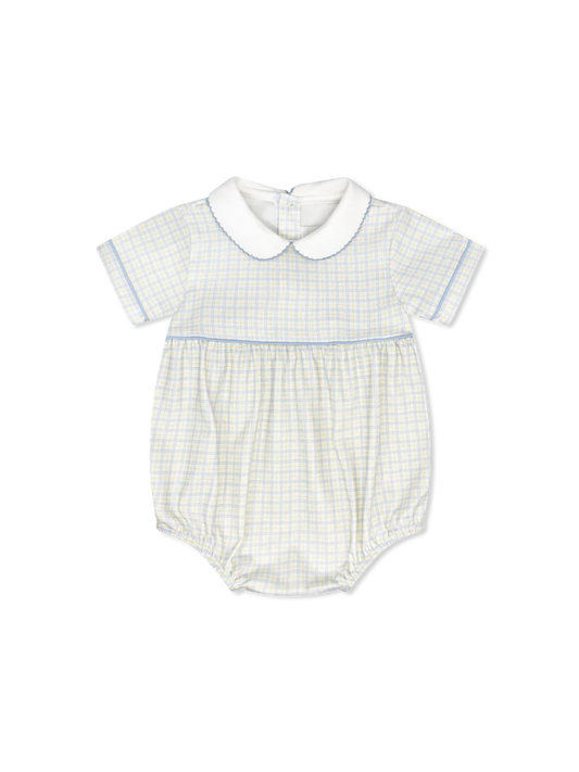 BABY BEA BUBBLE - CORNFLOWER CHECK